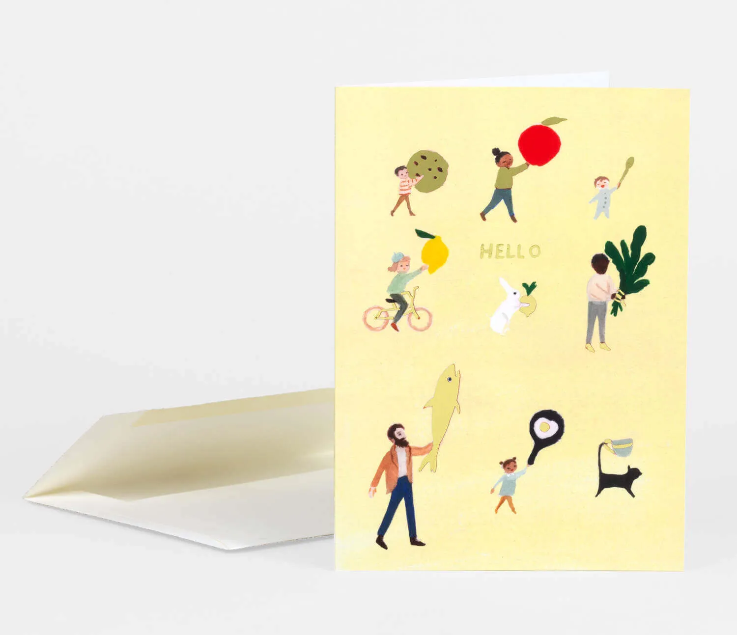 Hello Everybody Food Parade Card