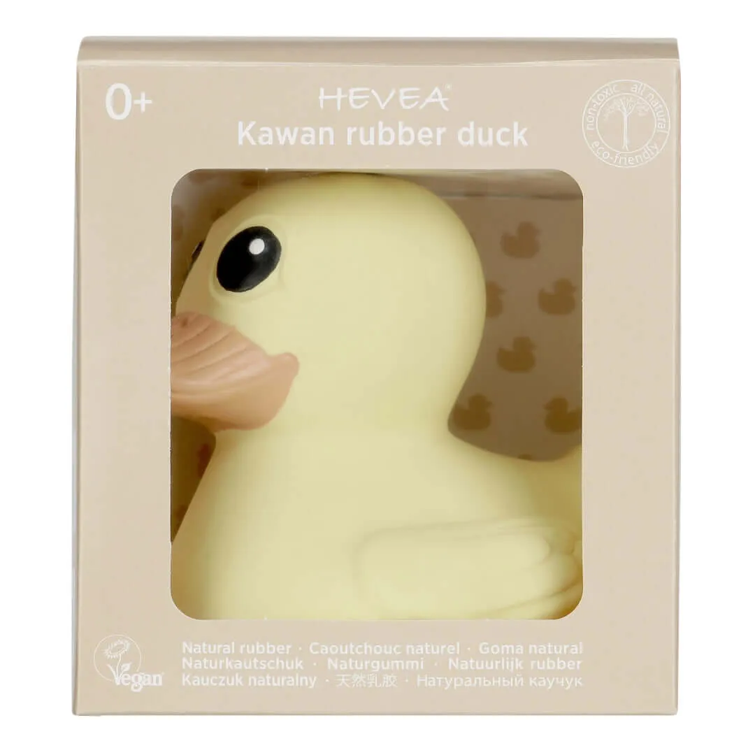 Hevea Mini Rubberduck Eggnog Yellow