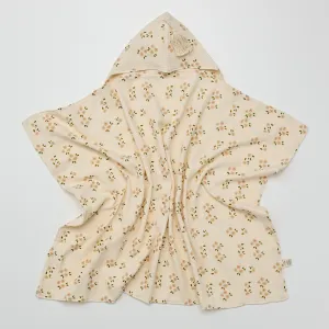 Hooded Towel with Tassel - Daisy