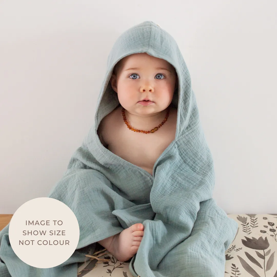 Hooded Towel with Tassel - Night Sky