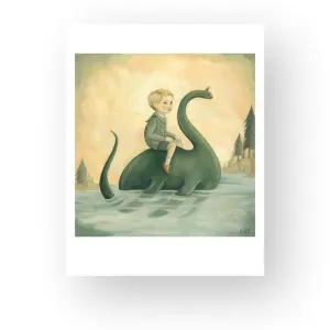 In The Secret Lake Art Print