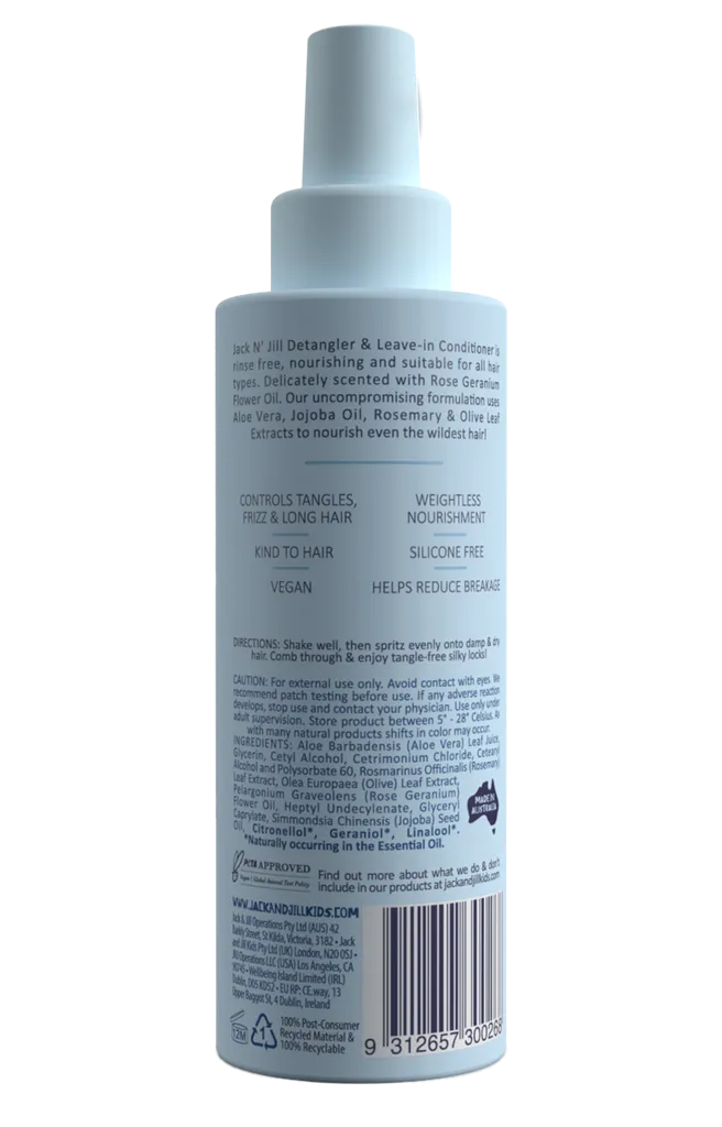 Jack N Jill Detangler and Leave-in Conditioner
