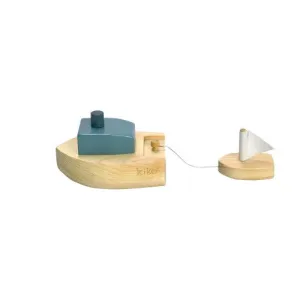 Kiko  Ofune Wind-Up Boat | Blue