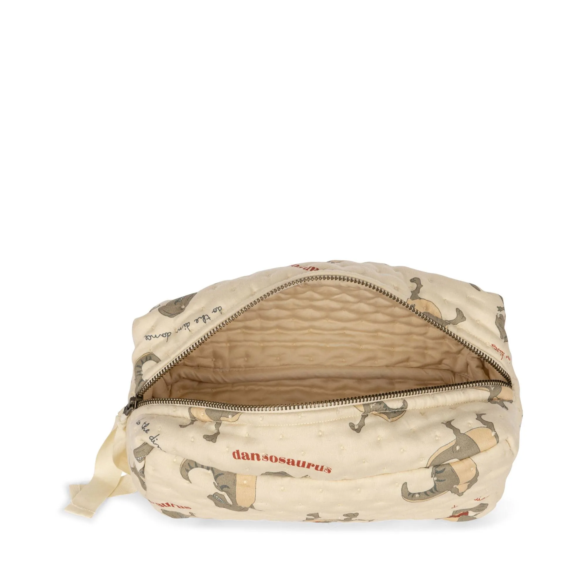 Konges Sløjd Quilted Toiletry Bag Small | Danosaurus