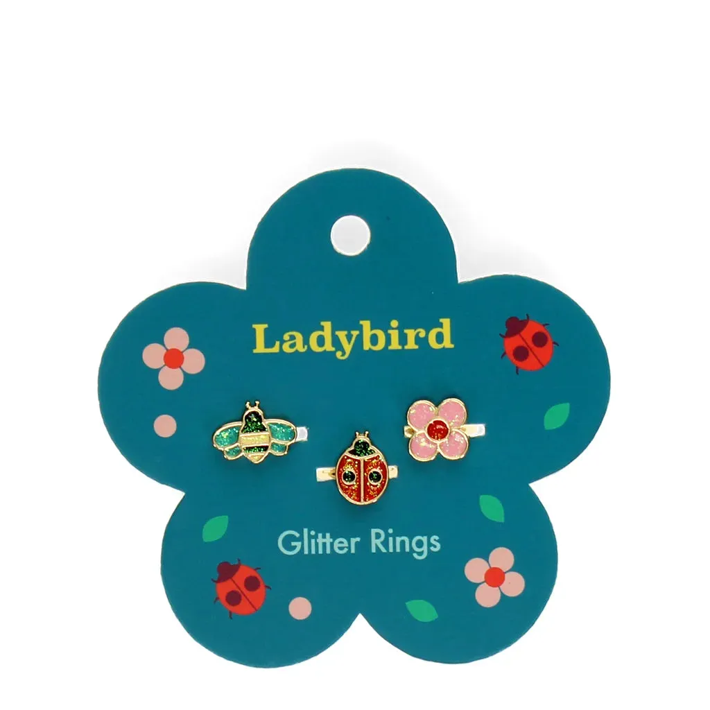 Ladybird - Glitter Rings