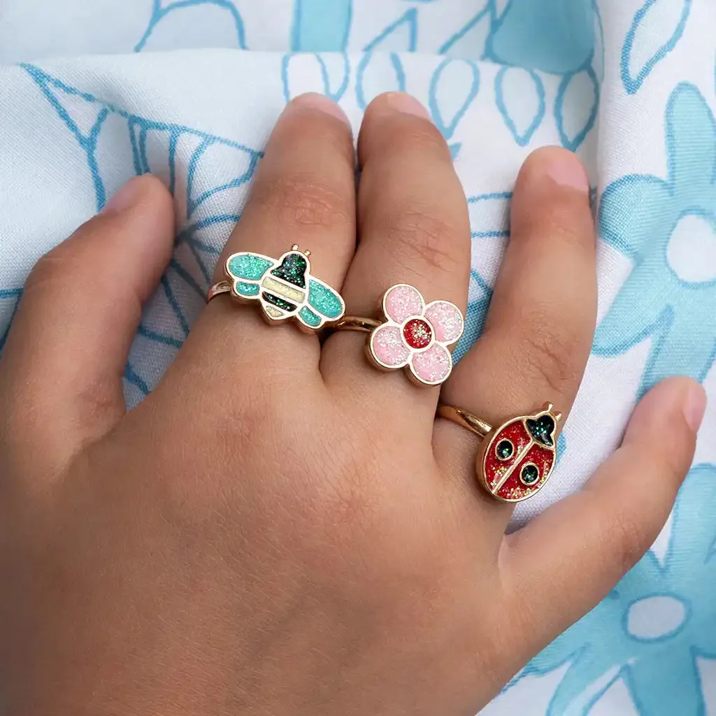 Ladybird - Glitter Rings