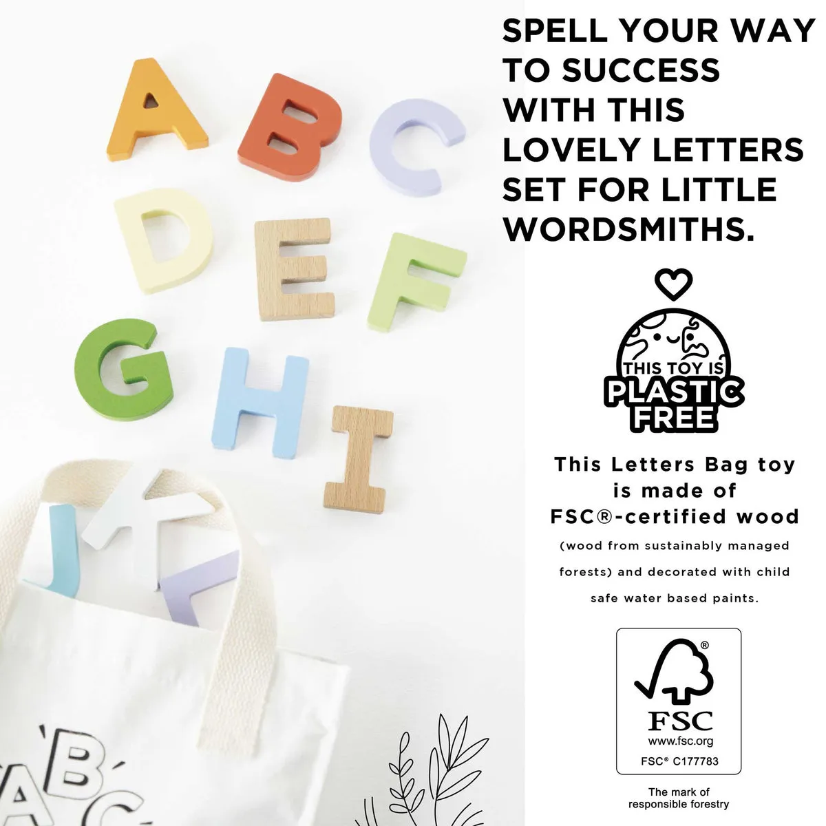 Le Toy Van Wooden Alphabet Letters