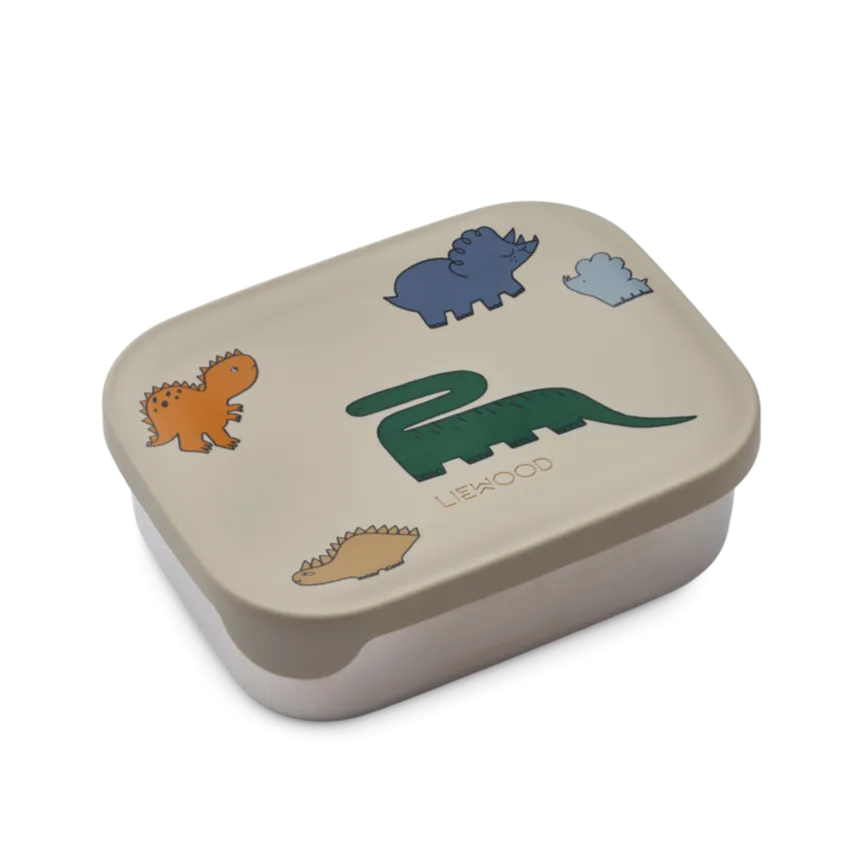 Liewood Arthur Lunch Box | Dinosaurs Mist