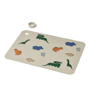 Liewood Jude Placemat | Dinosaurs Mist
