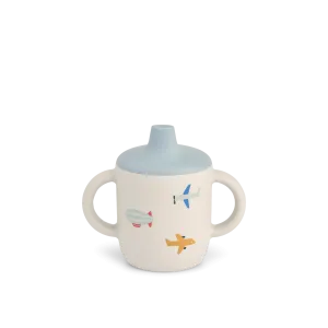 Liewood Neil Sippy Cup - Aviator Ecru
