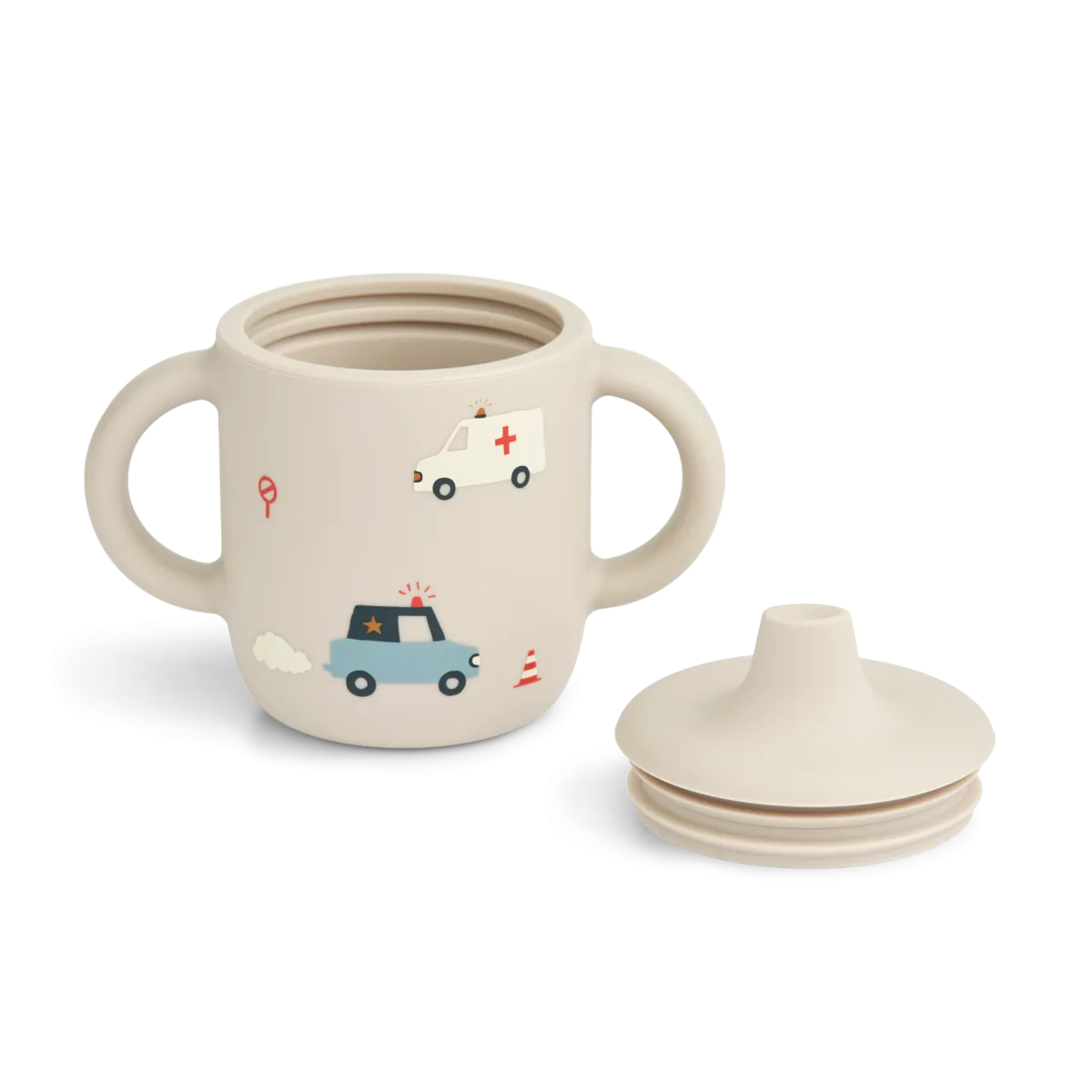 Liewood Neil Sippy Cup - Emergency Vehicle
