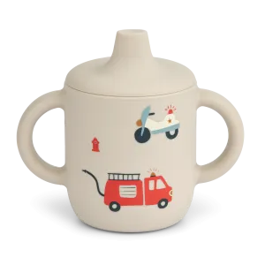 Liewood Neil Sippy Cup - Emergency Vehicle