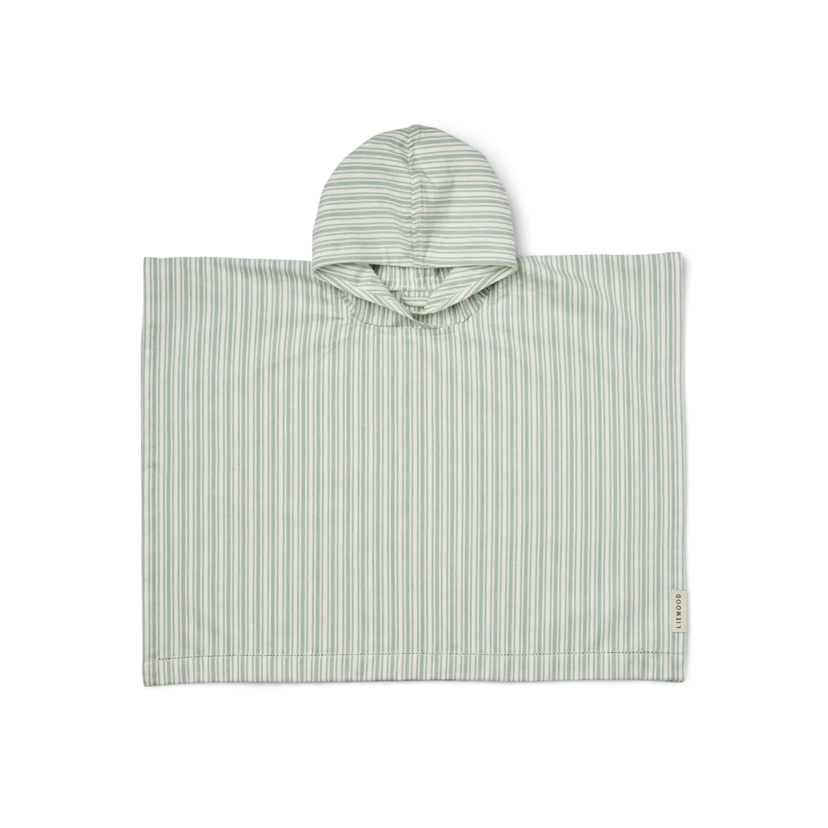 Liewood Roomie Poncho Towel - Stripe Ice Blue
