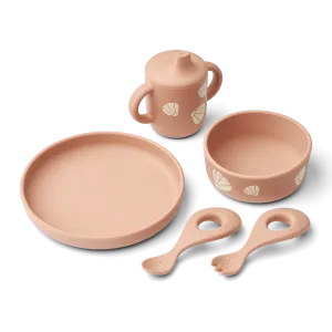 Liewood Ryle Printed Tableware Set | Shell