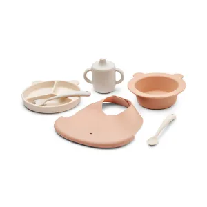 Liewood Stina Dinner Gift Set Mr Bear | Tuscany Rose