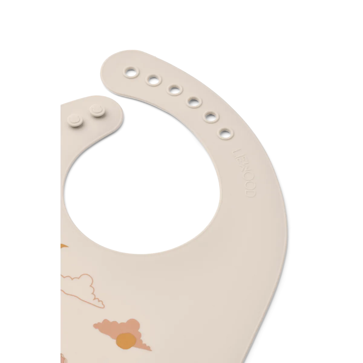 Liewood Tilda Silicone Bib - 2 Pack - Dream Ecru