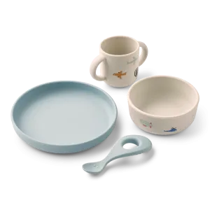 Liewood Vivi Tableware Pack | Aviator Ecru