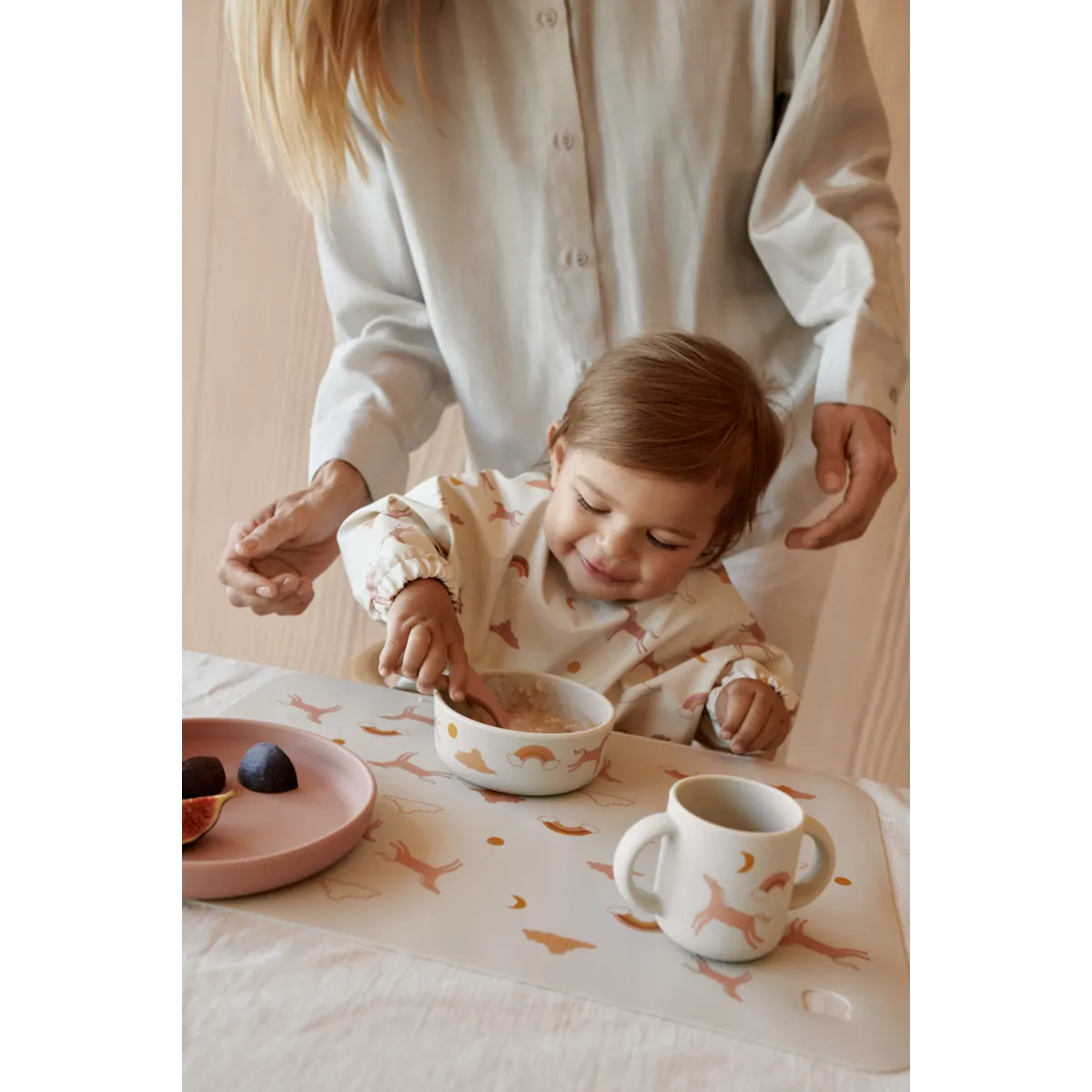 Liewood Vivi Tableware Pack | Dream Ecru