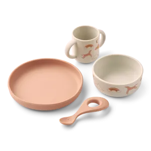 Liewood Vivi Tableware Pack | Dream Ecru
