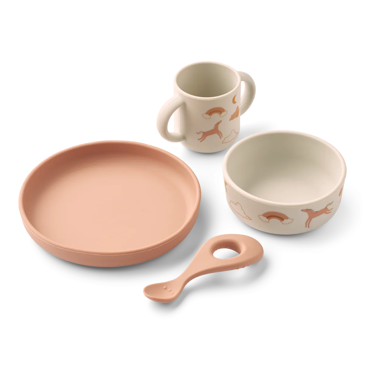 Liewood Vivi Tableware Pack | Dream Ecru