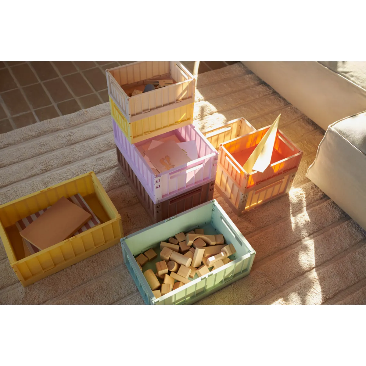 Liewood Weston Storage Box SINGLE | LIGHT LAVENDER