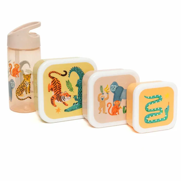 Lunchbox Set Upside Down Safari