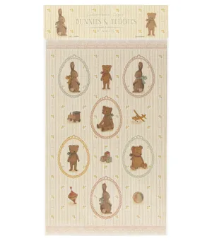 Maileg Gift Sticker Sheet | Bunnies   Teddies