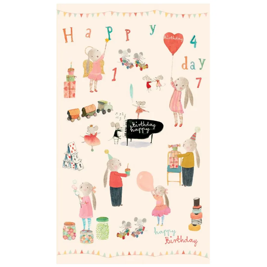 Maileg Gift Wrap Roll | Happy Day 10m