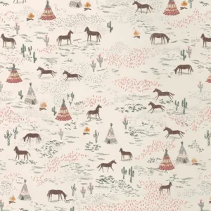 Maileg Gift Wrap Roll | Horses Chevaux Heureux 10m