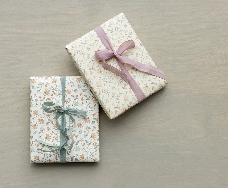Maileg Gift Wrap Roll | Merle HEATHER 10m