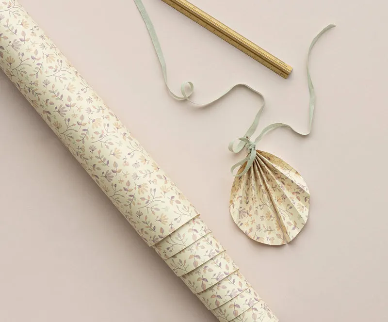 Maileg Gift Wrap Roll | Merle HEATHER 10m