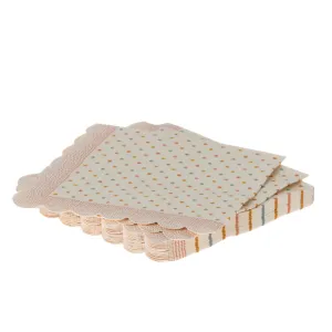 Maileg Napkins | Rose Dots