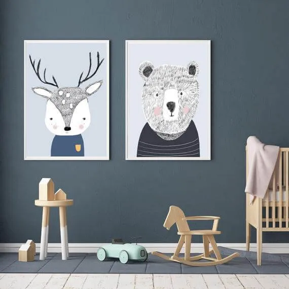 MARKET DAY - Douglas the Deer Print