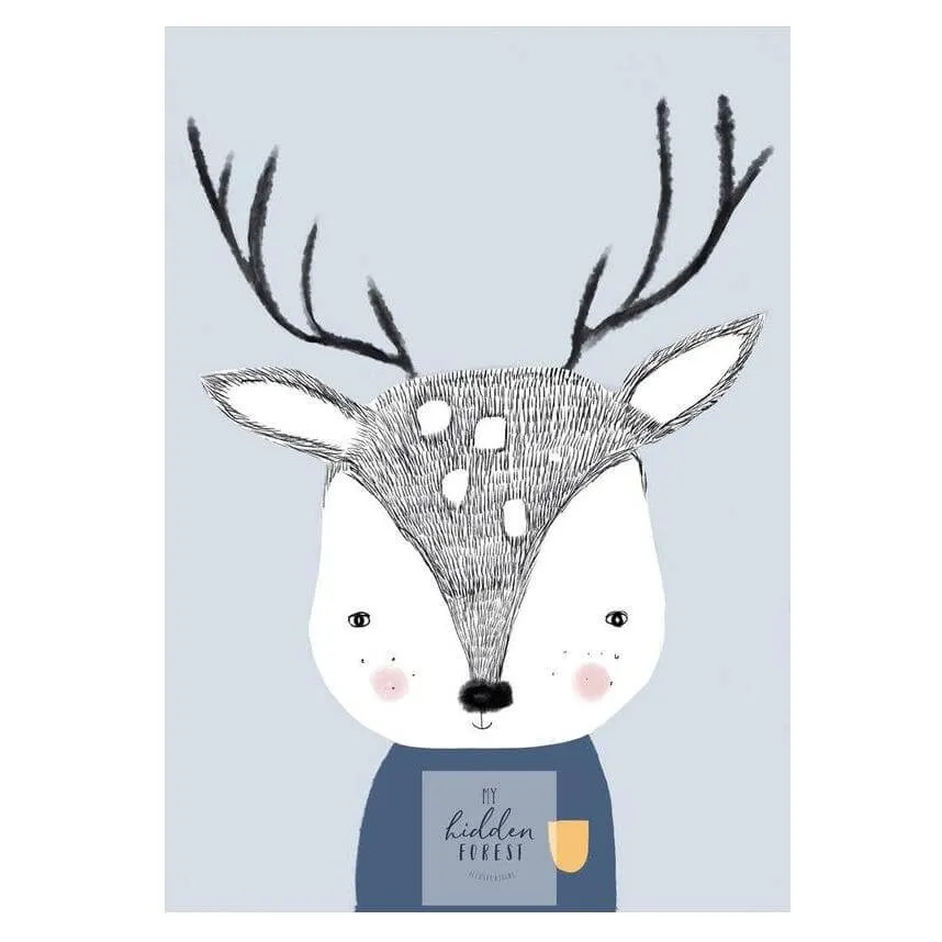 MARKET DAY - Douglas the Deer Print