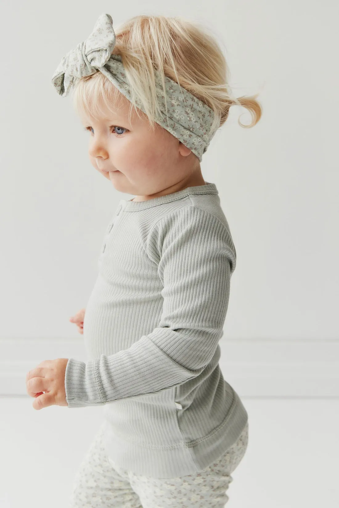 MARKET DAY - Organic Cotton Headband BABY | Rosalie Fields Smoke