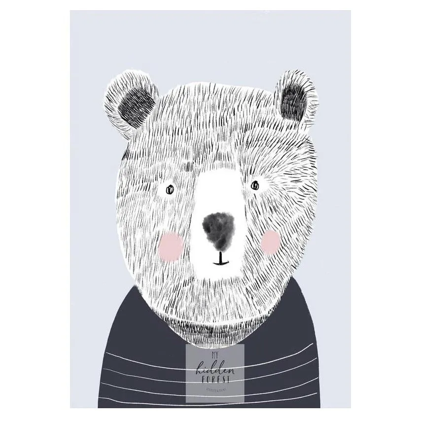 MARKET DAY - Teddy the Bear Print