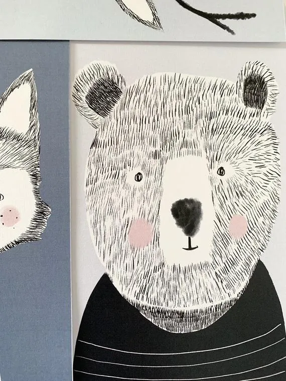 MARKET DAY - Teddy the Bear Print