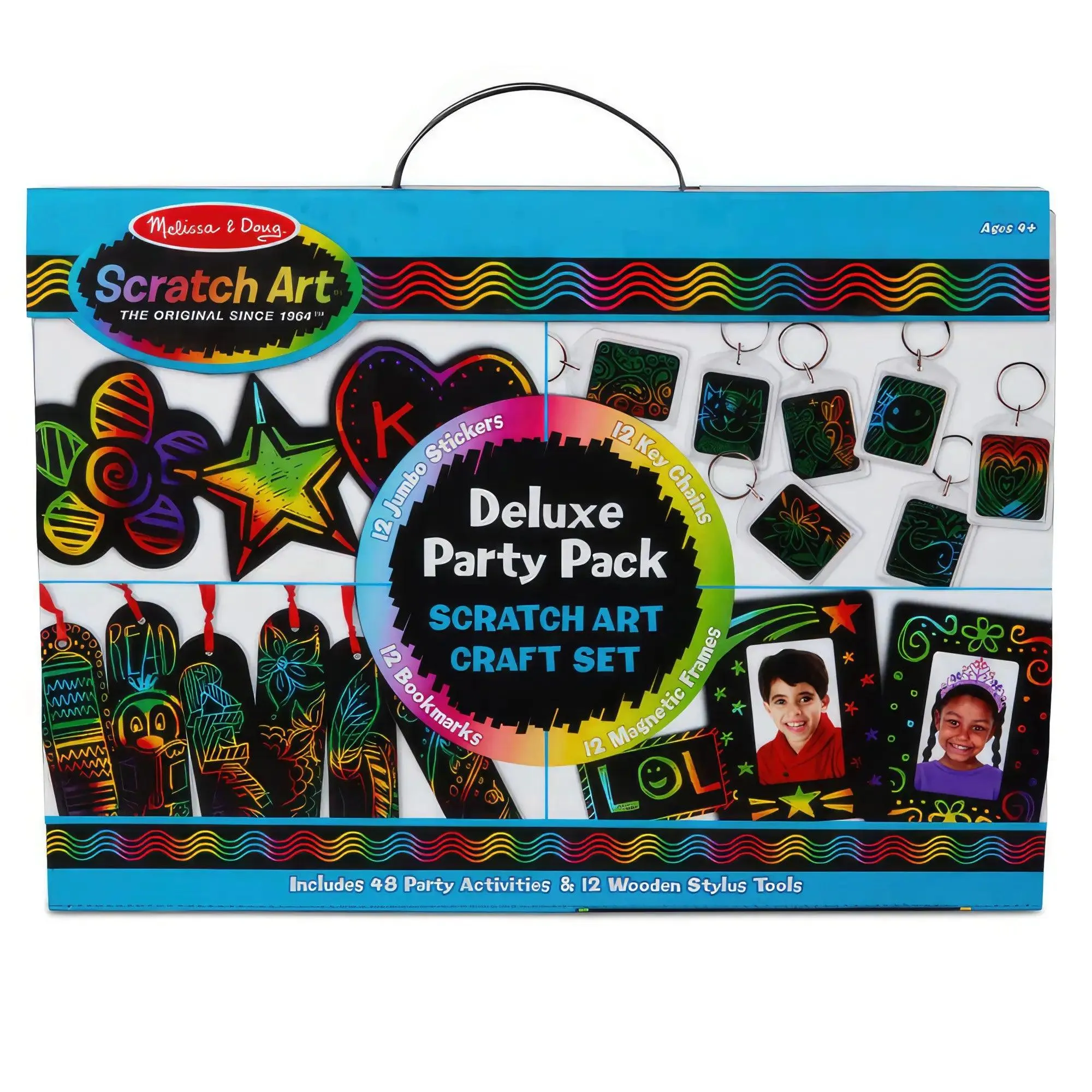 Melissa & Doug 42045 Scratch Art Deluxe Party Pack
