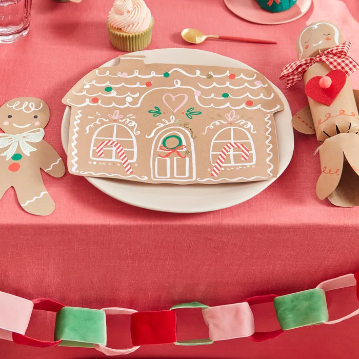 Meri Meri Christmas | Plates | Gingerbread House 8x