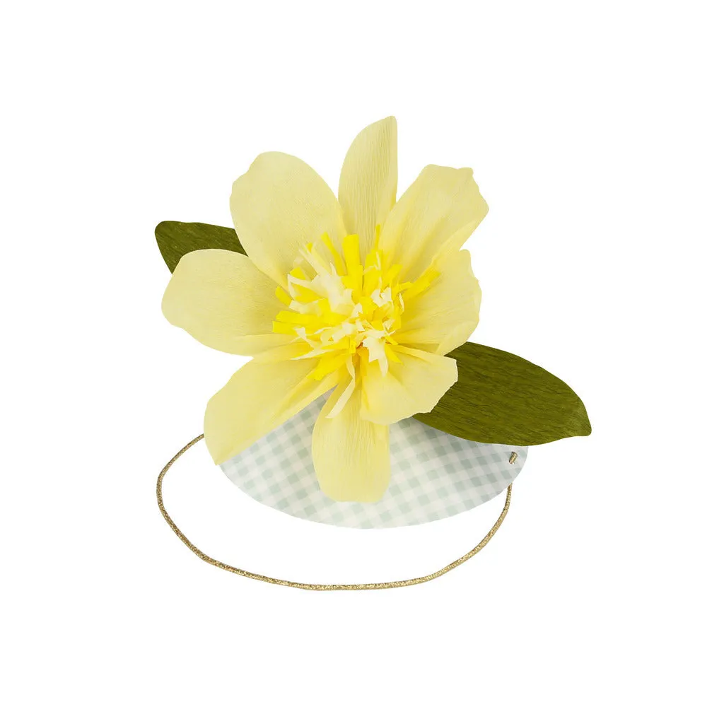 Meri Meri Easter Party Hats 6 Pieces | Paper Flowers