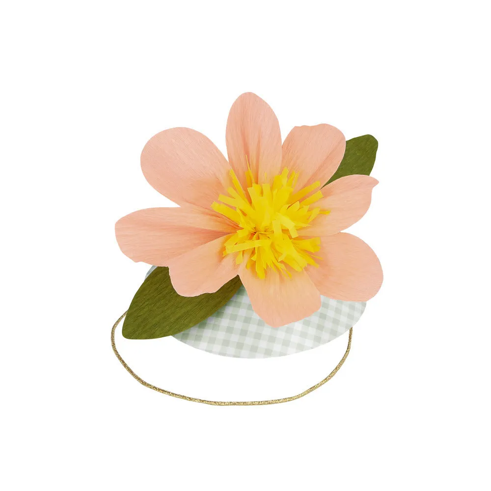 Meri Meri Easter Party Hats 6 Pieces | Paper Flowers