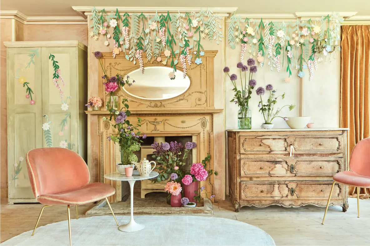 Meri Meri Floral Paper Backdrop