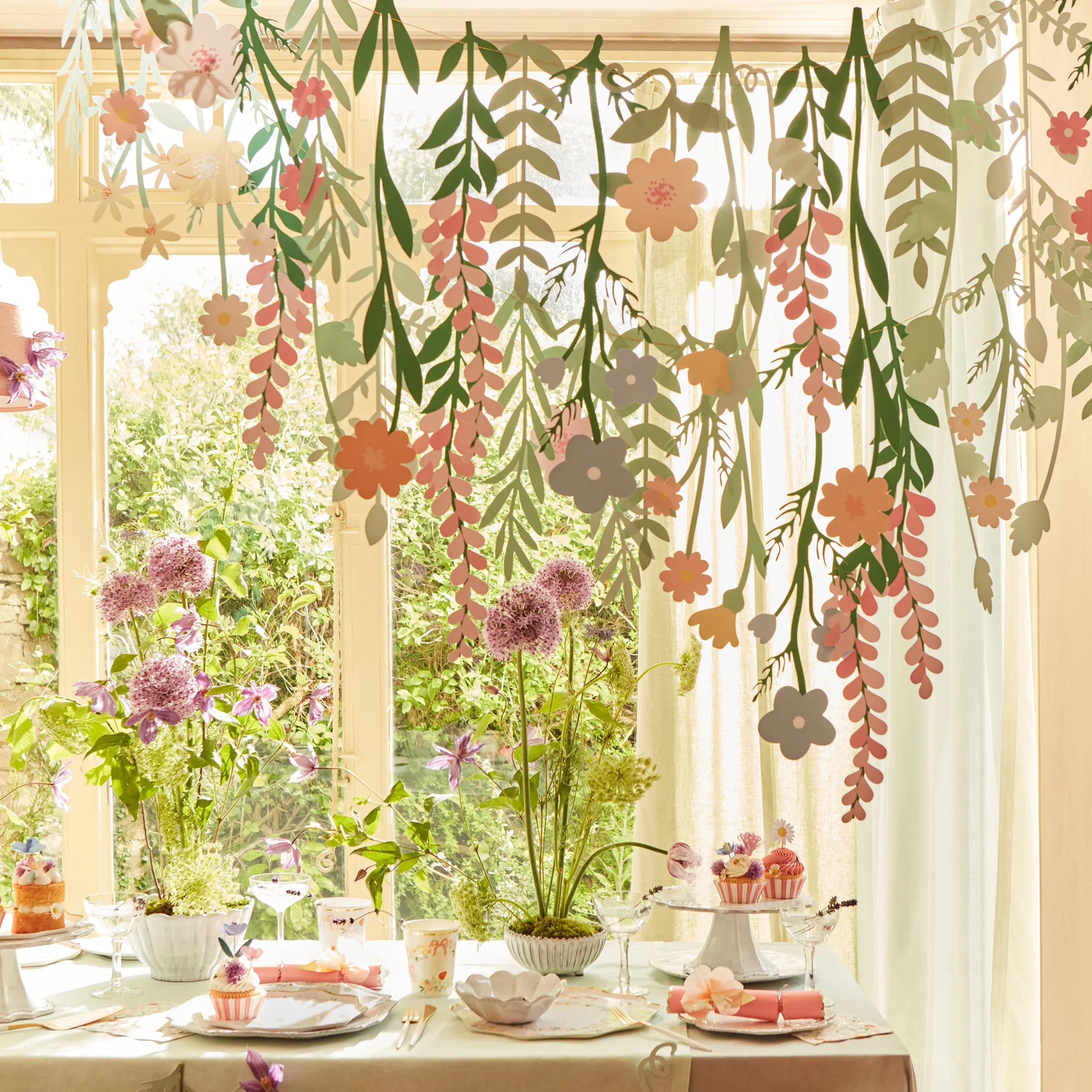 Meri Meri Floral Paper Backdrop