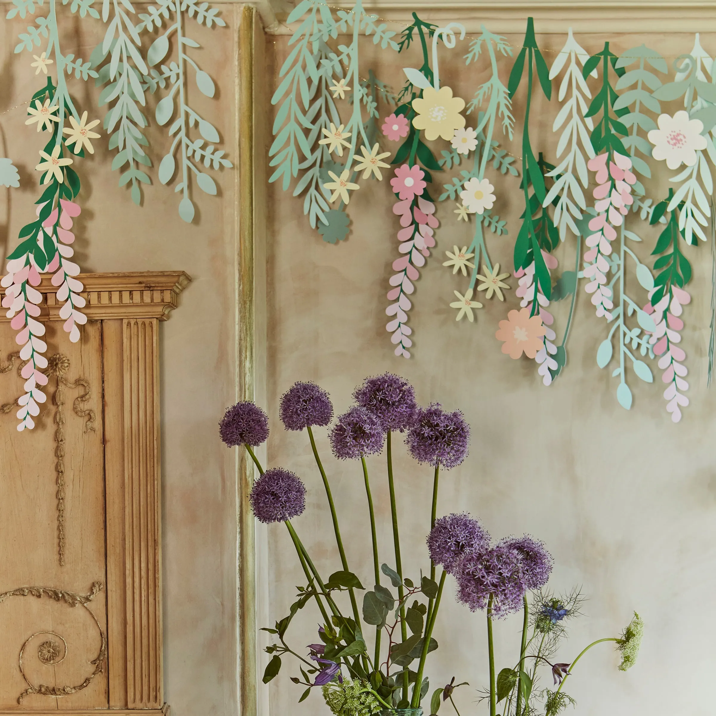 Meri Meri Floral Paper Backdrop