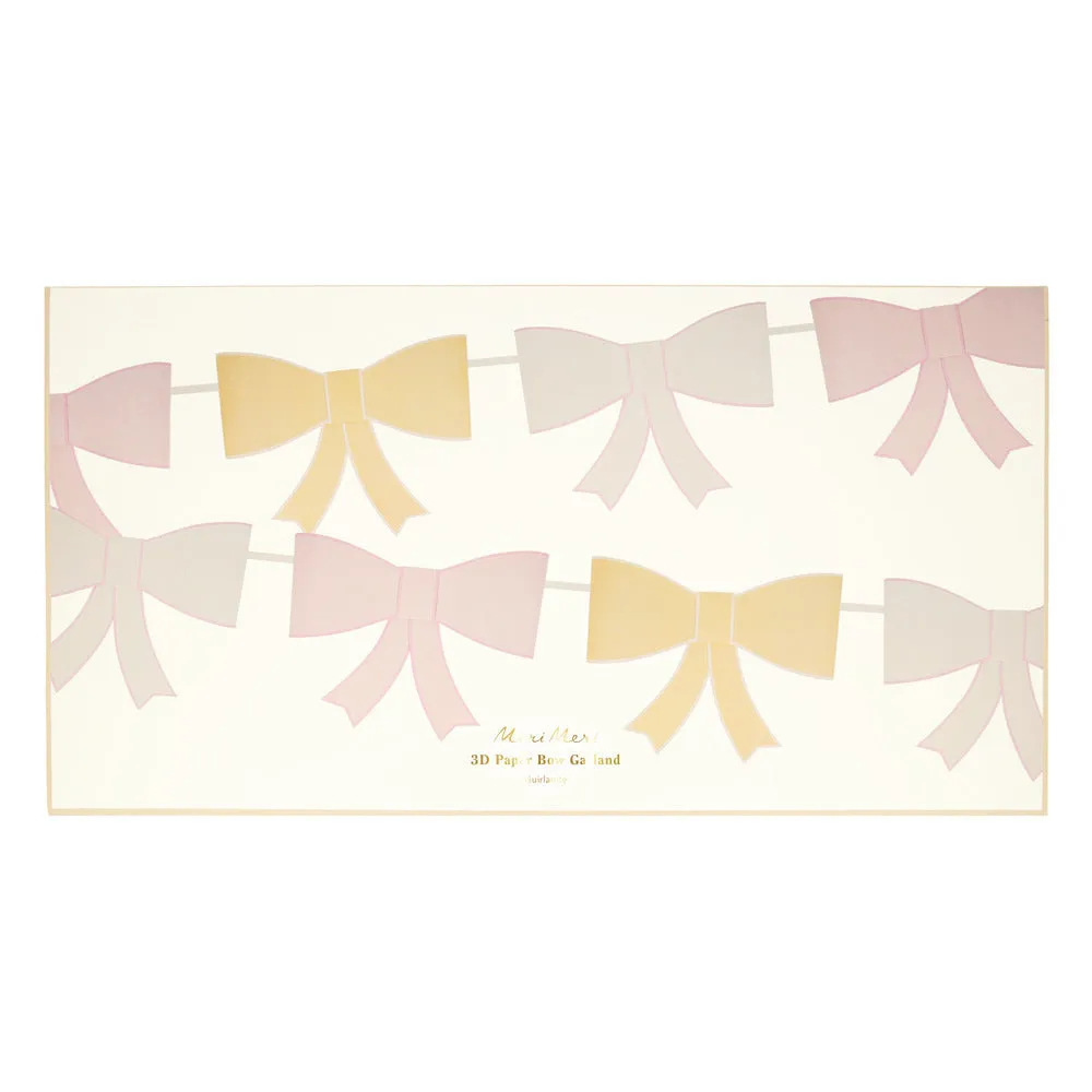 Meri Meri Garland | 3D Paper Bows