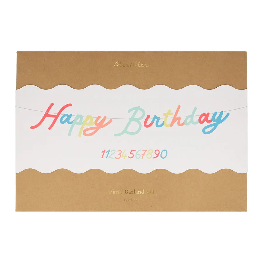 Meri Meri Garland | Bright Happy Birthday