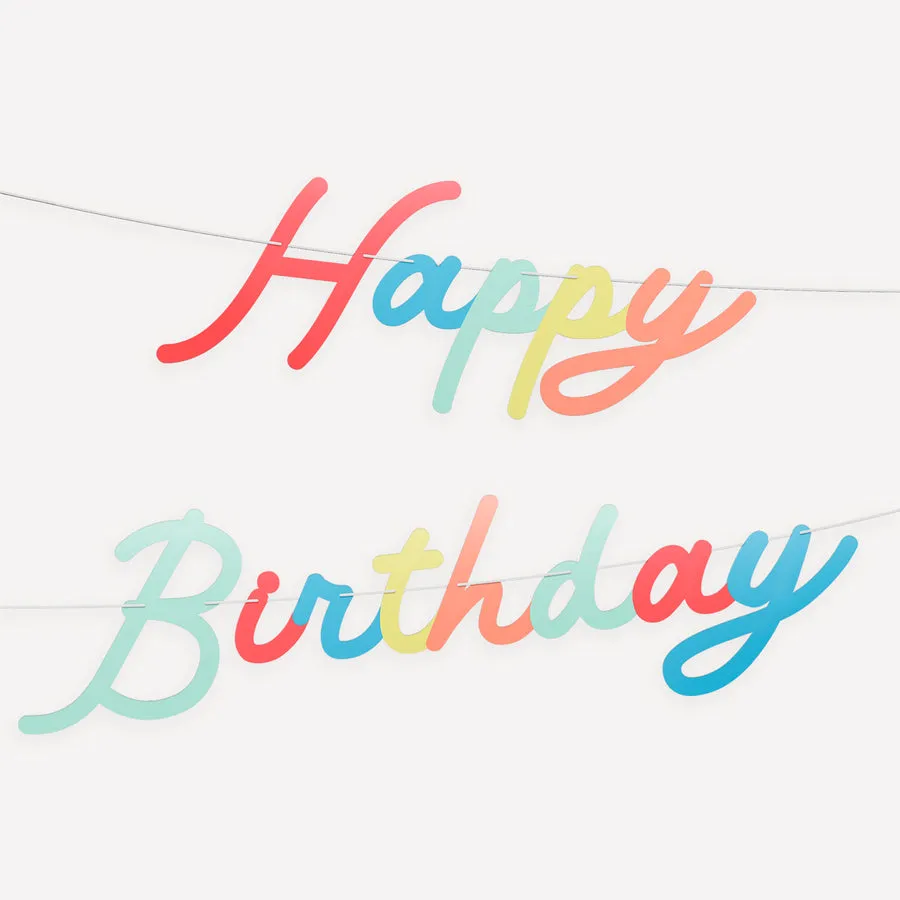Meri Meri Garland | Bright Happy Birthday