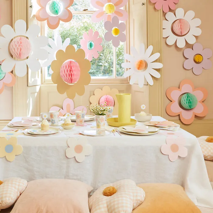 Meri Meri Garland | Groovy Flower Hanging Decorations x7