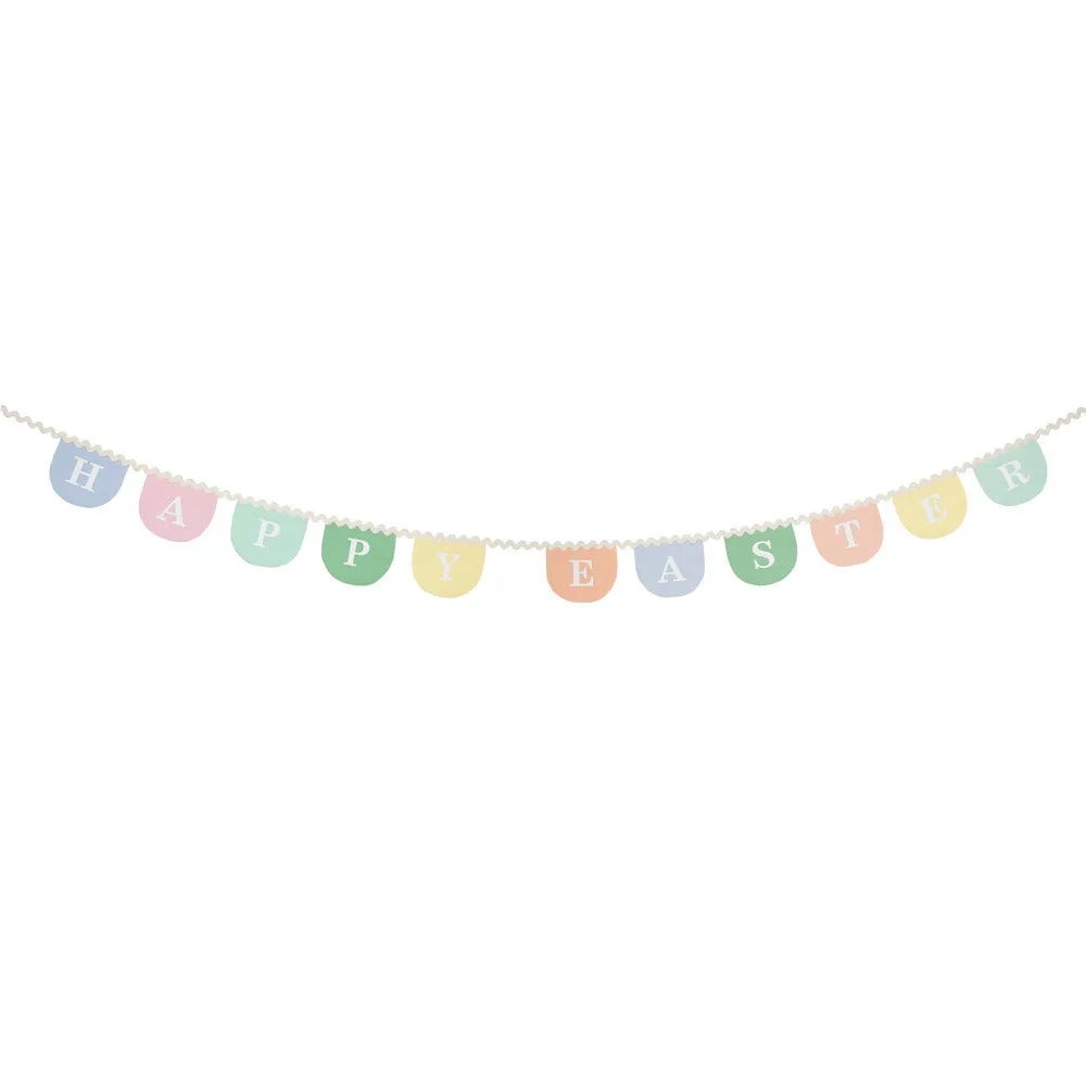 Meri Meri Garland | Pastel Happy Birthday Fabric