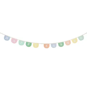Meri Meri Garland | Pastel Happy Birthday Fabric